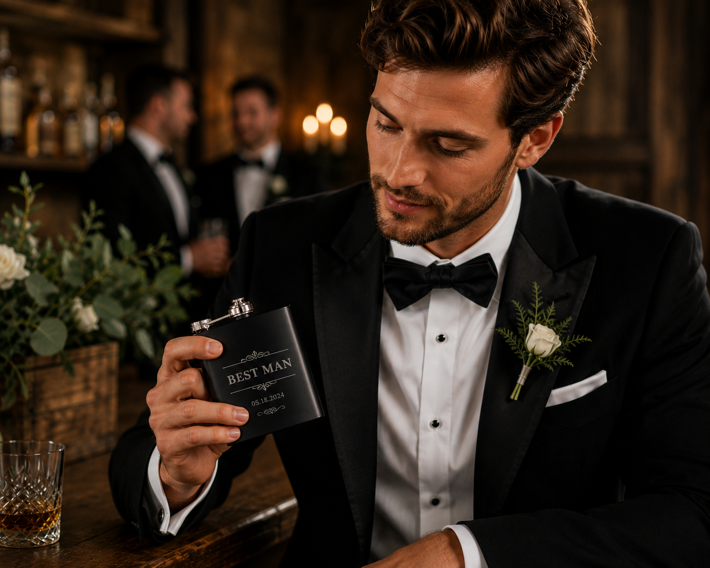 The Gentleman 6oz Flask
