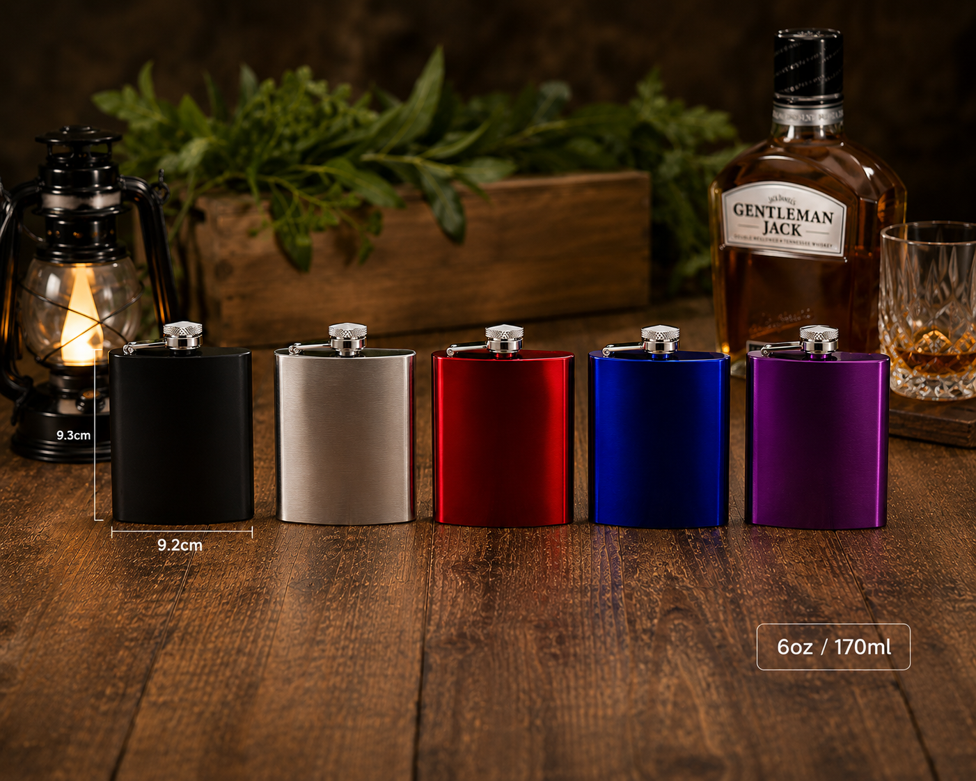 The Gentleman 6oz Flask