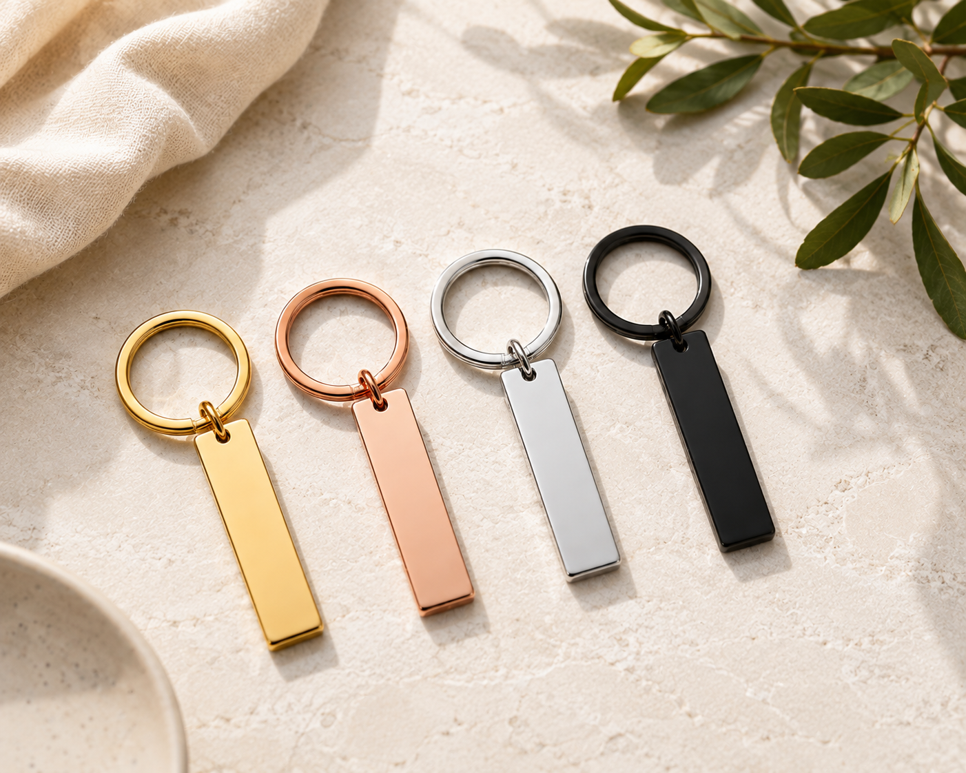 Classic Bar Keyring