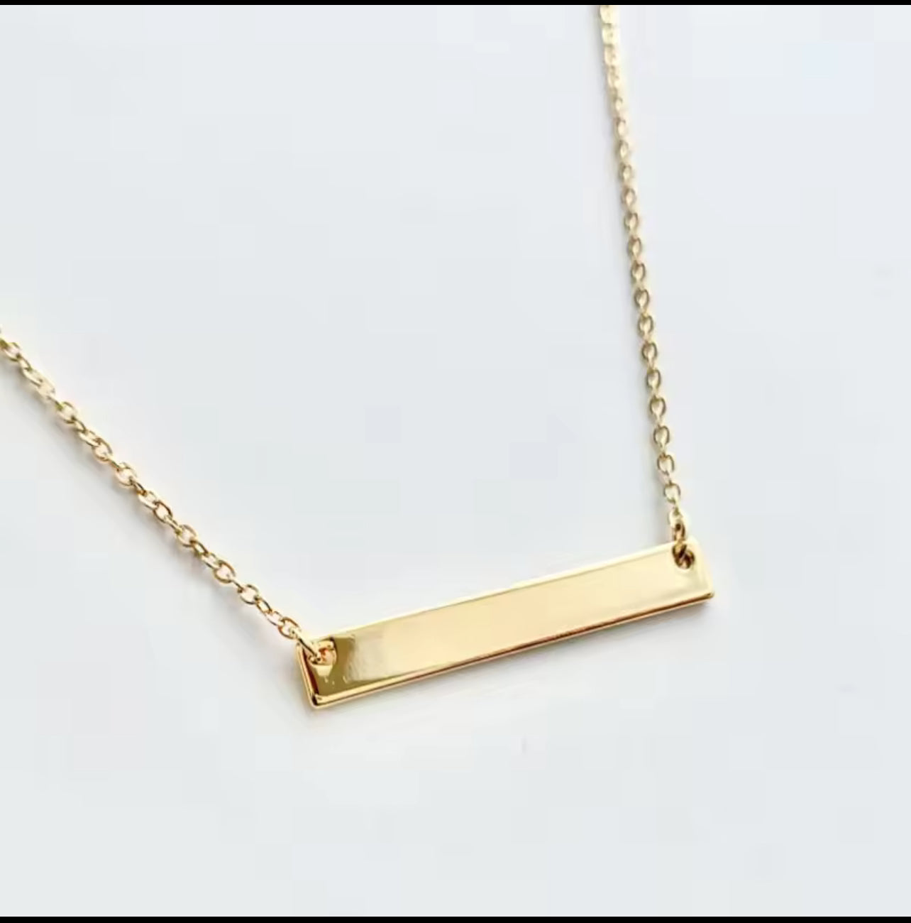 Horizontal Bar Necklace